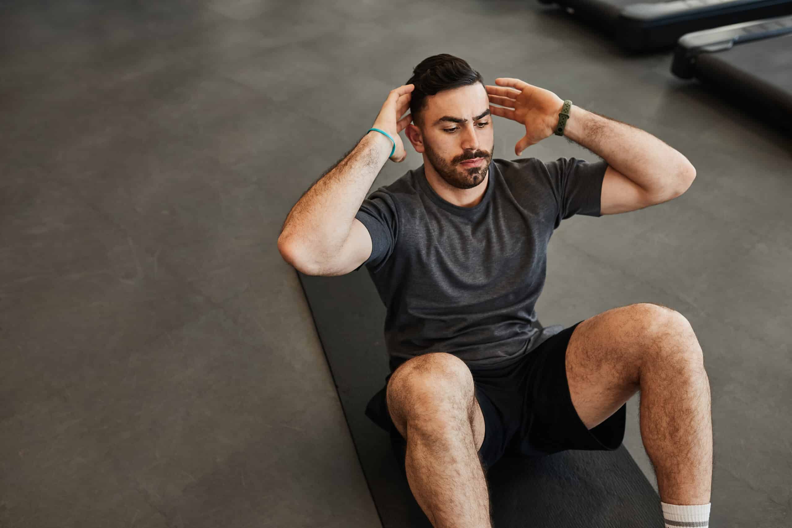 effetto di 50 crunch al giorno